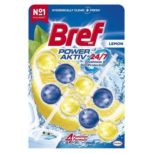 Bref Power Activ Klozet Blok Limon Kokulu 2'li