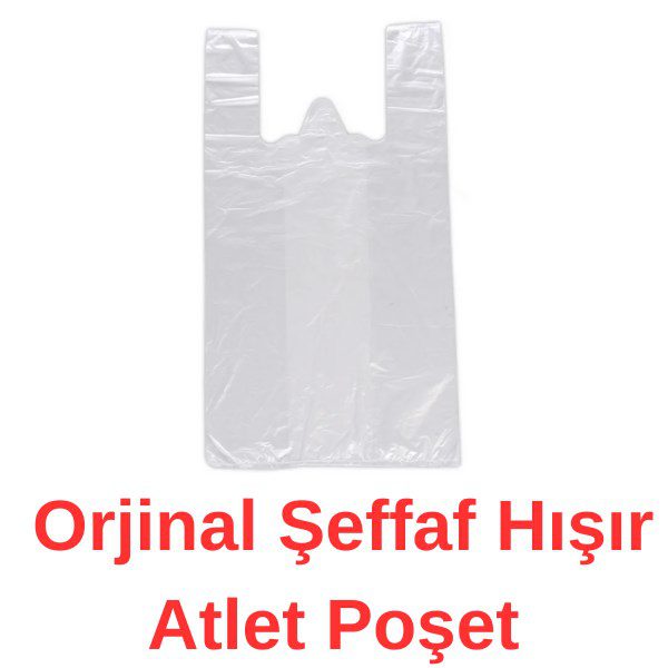 Doku Şeffaf  Orjinal  Atlet Poşet  Küçük Boy Poşet  26 X 35 1 Kg