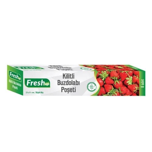 Fresh-up Kilitli Buzdolabı Poşeti 23x31cm 8 Li