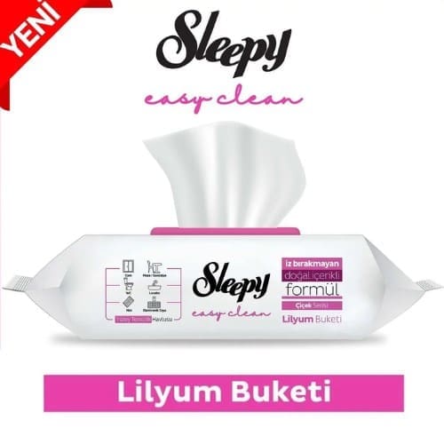 Sleepy Yüzey Temizlik Havlusu 100'lü Lilyum Buketi