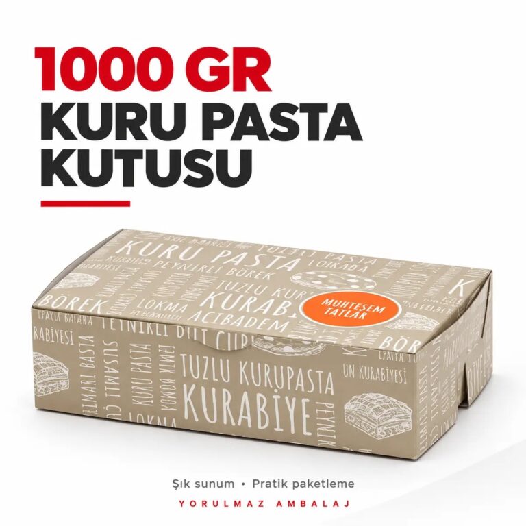 1000  Gr Kuru Pasta Kutusu