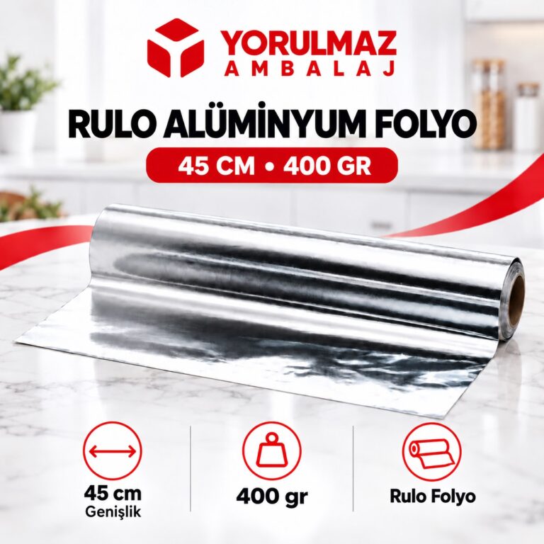 45 Cm Alüminyum Folyo 400 Gr | Rulo Folyo