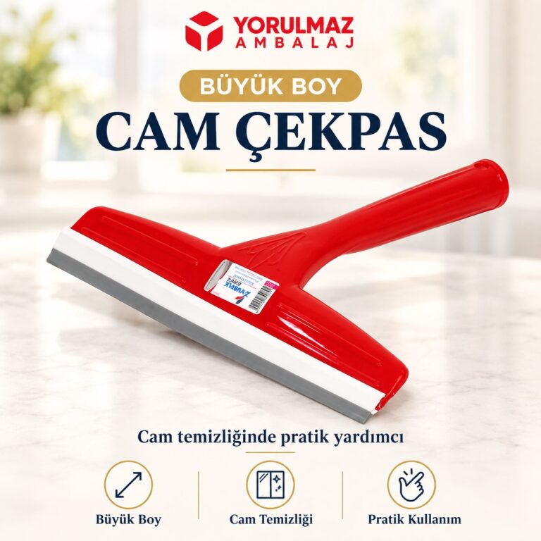 Cam Çekpas Büyük Z165 | Geniş Yüzey, İz Bırakmayan Cam Temizleme Aparatı