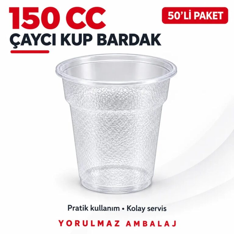 Çaycı Kup Bardak (150 Cc) 50 Li Paket