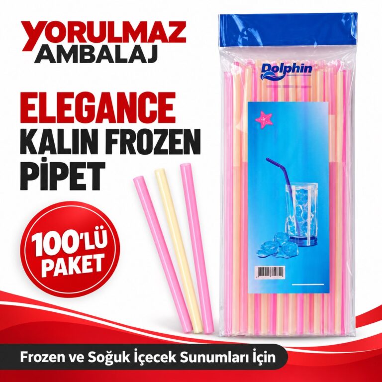 Dolphin Elegance Pipet 100'lü | Tek Kullanımlık Pipet