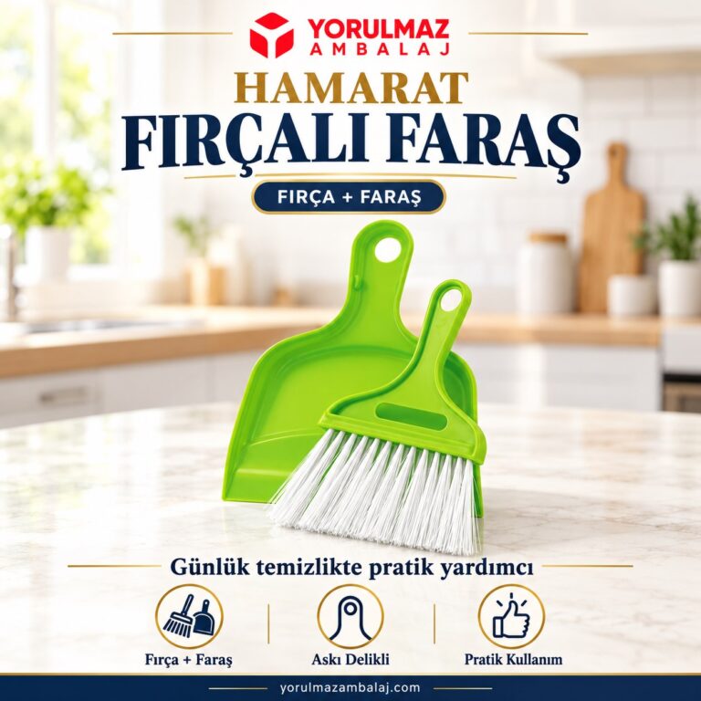 Hamarat Fırçalı Faraş | Masa Üstü Pratik Temizlik Seti