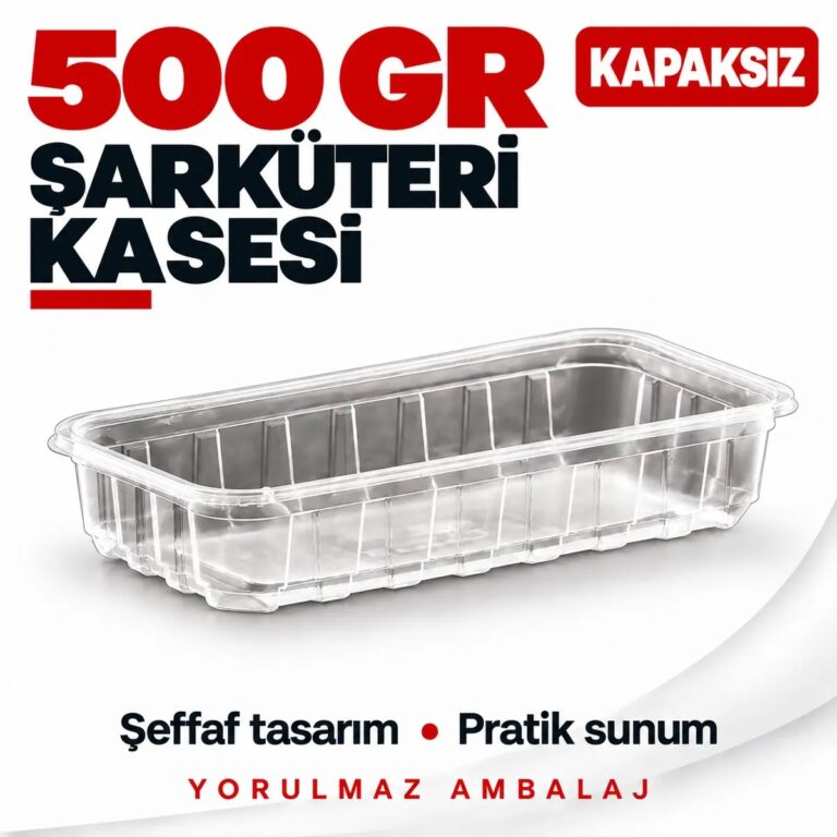 Kapaksız Şarküteri Kasesi 500 Gr
