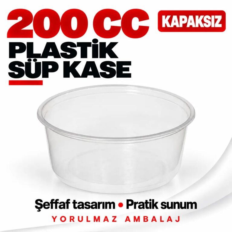 Plastik Süp Kase 200 Cc